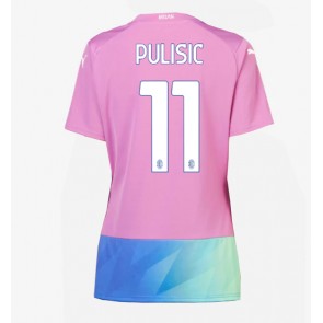 AC Milan Christian Pulisic #11 Koszulka Trzecich Kobiety 2023-24 Krótki Rękaw